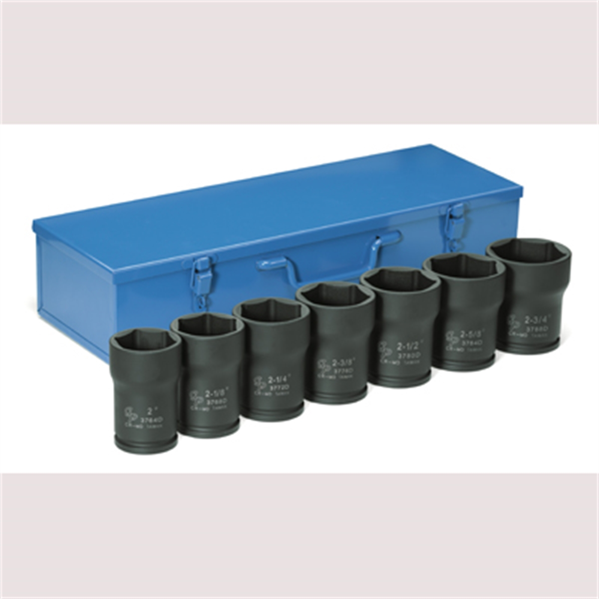 Grey Pneumatic 3/4" Drive 7 Piece Truck Pinion Locknut Set
