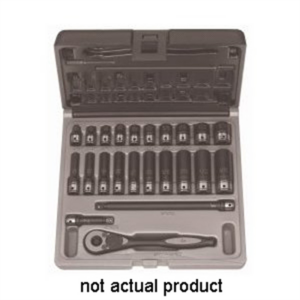 Grey Pneumatic 1/4" Drive x 5/16" Deep Duo Socket - 6 Point