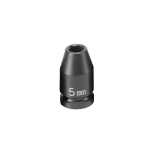 Grey Pneumatic 1/4" Surface Drive x 5mm Standard  Socket