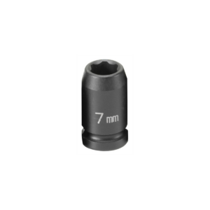 Grey Pneumatic 1/4" Surface Drive x 7mm Standard  Socket