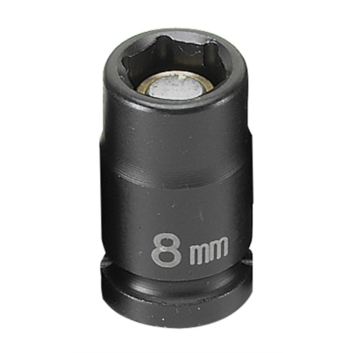 Grey Pneumatic 1/4" Drive x 8mm Magnetic Standard Socket