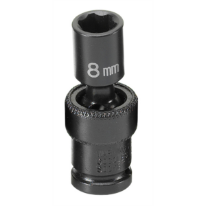 Grey Pneumatic 1/4" Surface Drive x 8mm Standard Universal Socket