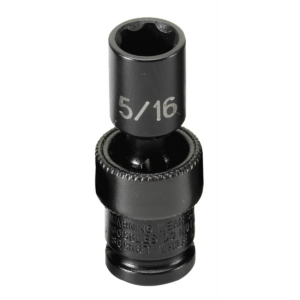 Grey Pneumatic 1/4" Surface Drive x 5/16" Standard Universal Socket