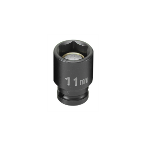 Grey Pneumatic 1/4" Drive x 11mm Magnetic Standard Socket