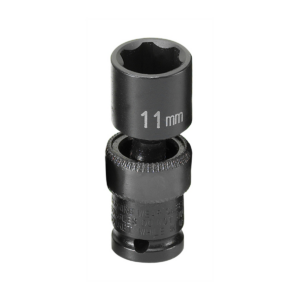 Grey Pneumatic 1/4" Surface Drive x 11mm Standard Universal Socket