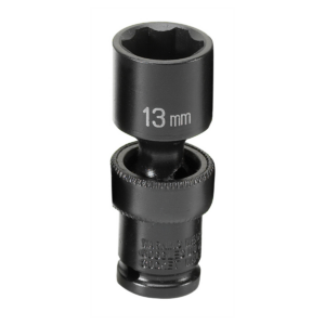 Grey Pneumatic 1/4" Surface Drive x 13mm Standard Universal Socket