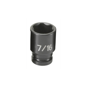 Grey Pneumatic 1/4" Surface Drive x 7/16" Standard  Socket