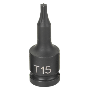 Grey Pneumatic 1/4" Drive x T15 Internal Star Impact Driver