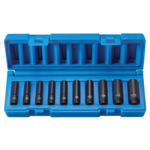 Grey Pneumatic 1/4" Surface Drive 10 Piece Deep Set