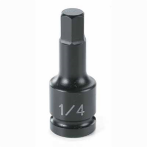 Grey Pneumatic 1/4" Drive x 8mm Hex Driver