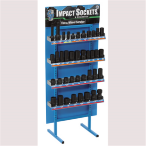 Grey Pneumatic Tire & Wheel Service Display