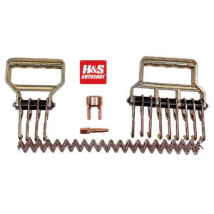 H&S AutoShot UNI-2120 Uni-Wire Deluxe Kit with 4 and 9 Finger Claws, Wire, Tip and Stand-OffCollar