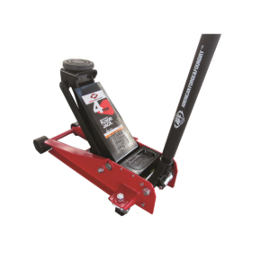 American Forge & Foundry Service Jack - 4 Ton Capacity - Lightning Lift - Short Chassis - 2 pc Handle - 4.3" Min H to 20.5" Max H - Heavy Duty