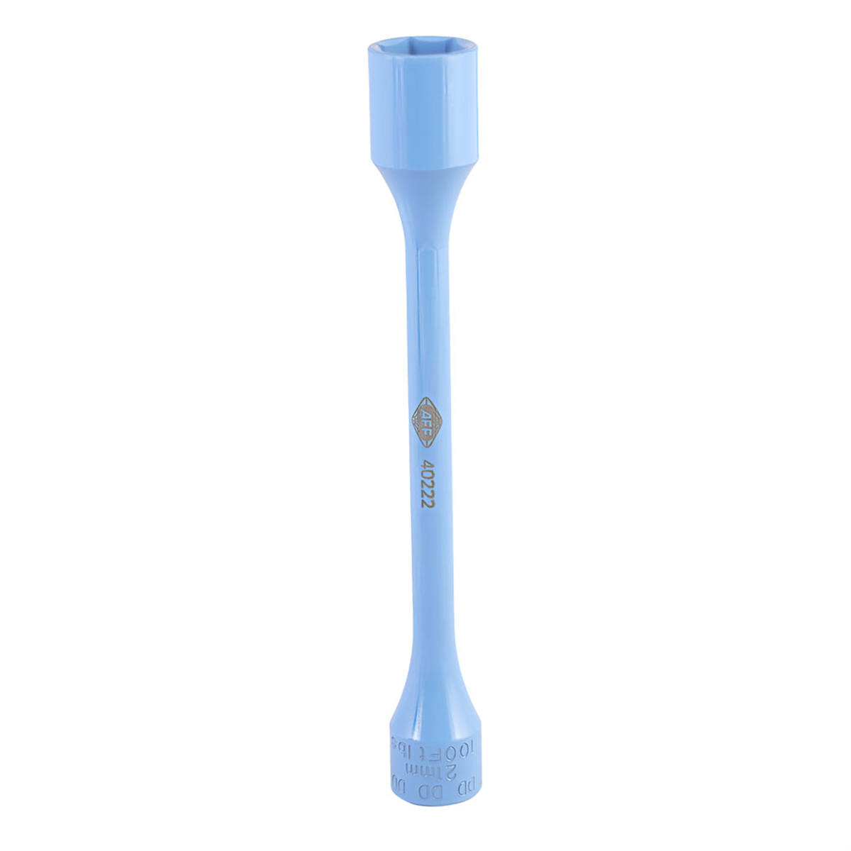 American Forge & Foundry Torque Limiting Socket - 1/2" Drive - 21mm - 100 Ft/Lbs - Sky Blue