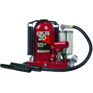 American Forge & Foundry Bottle Jack - 20 Ton Capacity - Air/Manual - SUPER DUTY