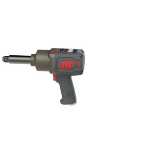 INGERSOLL RAND 3/4 Inch Air Impact Wrench, 3 Inch Ext Anvil, Quiet, 2,000 ft-lb Torque, Friction Ring-Thru-hole Retainer, Pistol Grip