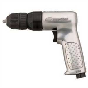Ingersoll Rand 1/2" Pistol Grip Air Drill, Keyless Chuck, 500 RPM, 0.5 HP