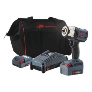 Ingersoll Rand 20V Mid-torque 3/8" Cordless Impact Wrench Kit, 550 ft-lbs Nut-busting Torque, 2 Batteries and Charger