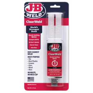J B Weld J-B Weld 50112 ClearWeld 5 Minute Epoxy Compound - 5 ml.