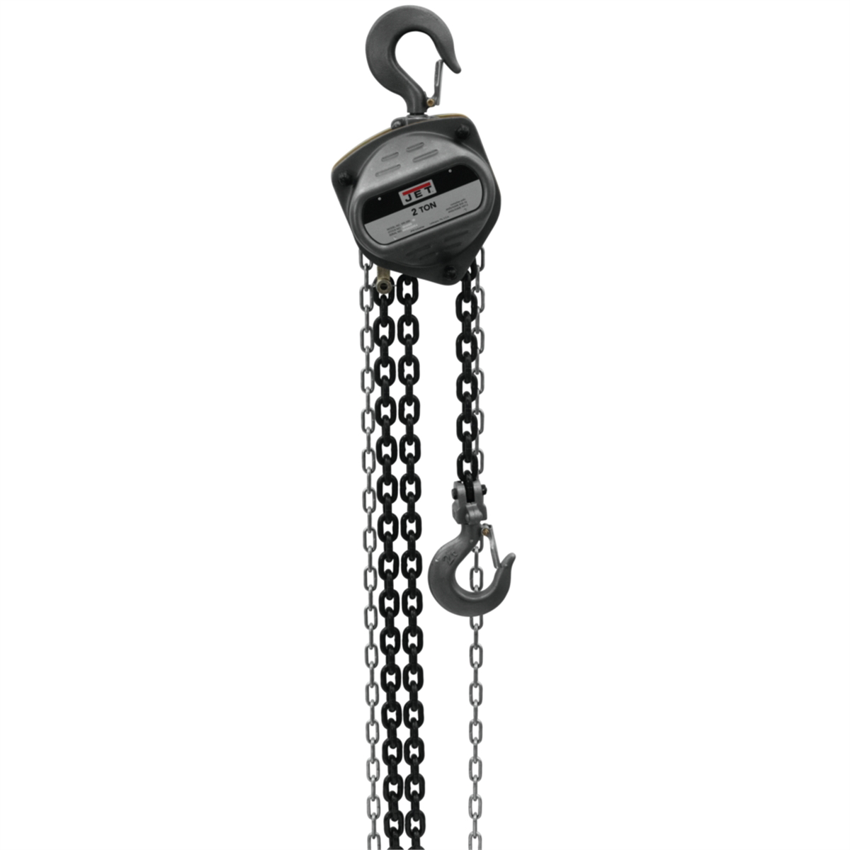 Jet Tools 2-Ton Hand Chain Hoist with 10' Lift - S90-200-10