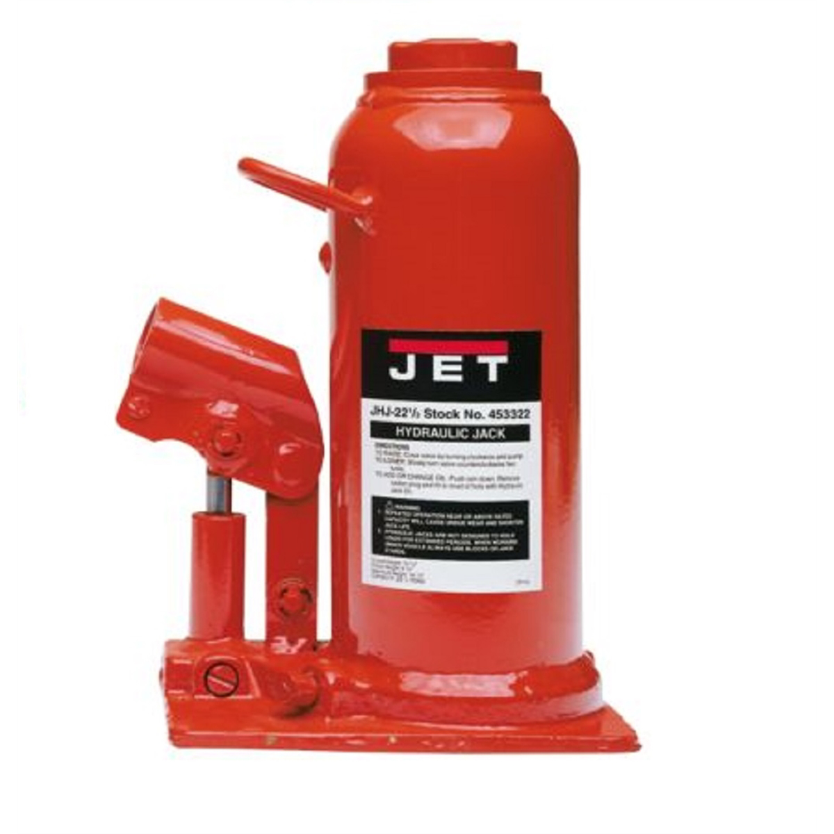 Jet Tools JHJ-22-1/2 HYDRAULIC BOTTLE JACK 22-1/2 TON CA