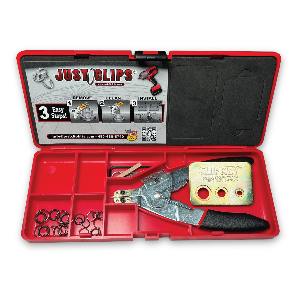 Just clips professional tool kit for milwaukee cordless tools