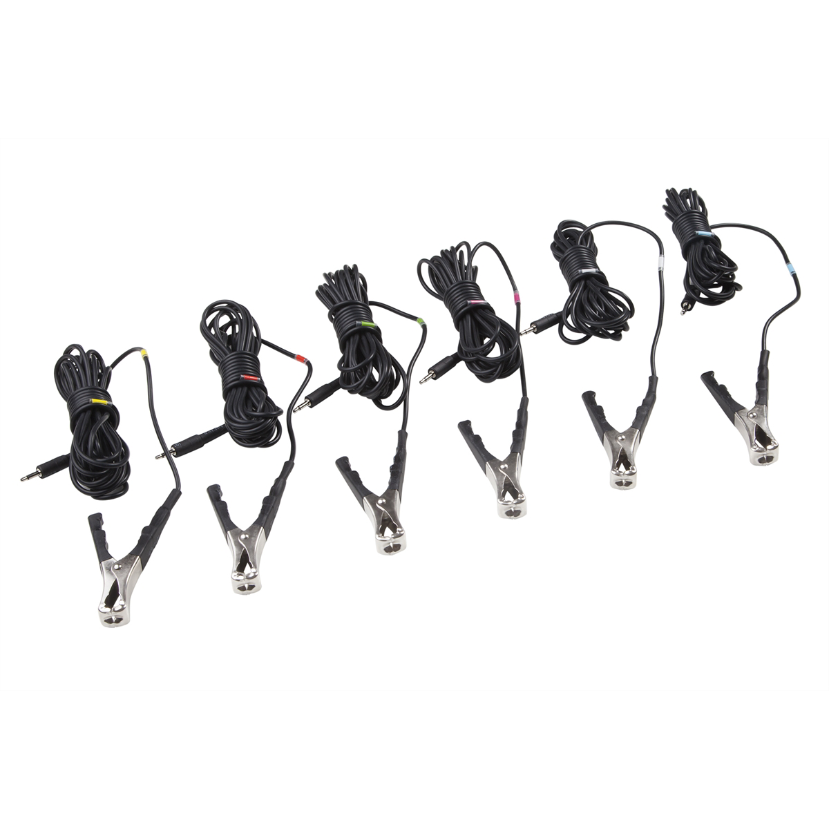 J S Products (steelman) 6-Pack of Leads w/ Clamps Set