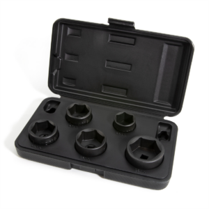 J S Products (steelman) 5-Piece 3/8-Inch Drive Low Profile Oil Filter Socket Set