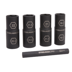 J S Products (steelman) Impact Socket and Tool Set, 5-Piece