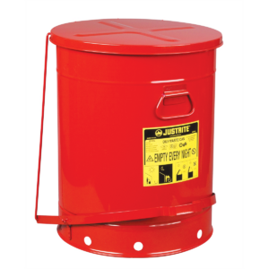 Justrite Mfg. Co. 21 GALLON OILY WASTE CAN W/FOOT LEVER
