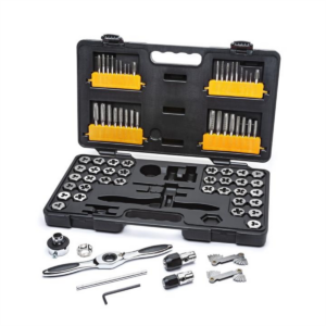 GearWrench 77 Piece SAE/Metric Ratcheting Tap and Die Set