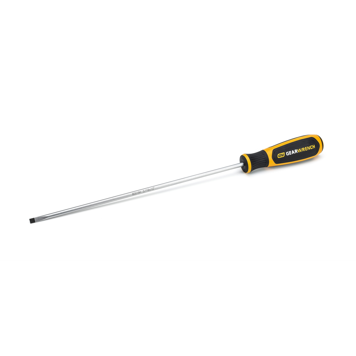 GearWrench 3/16 Inch x 10 Inch Cabinet Dual Material Screwdriver