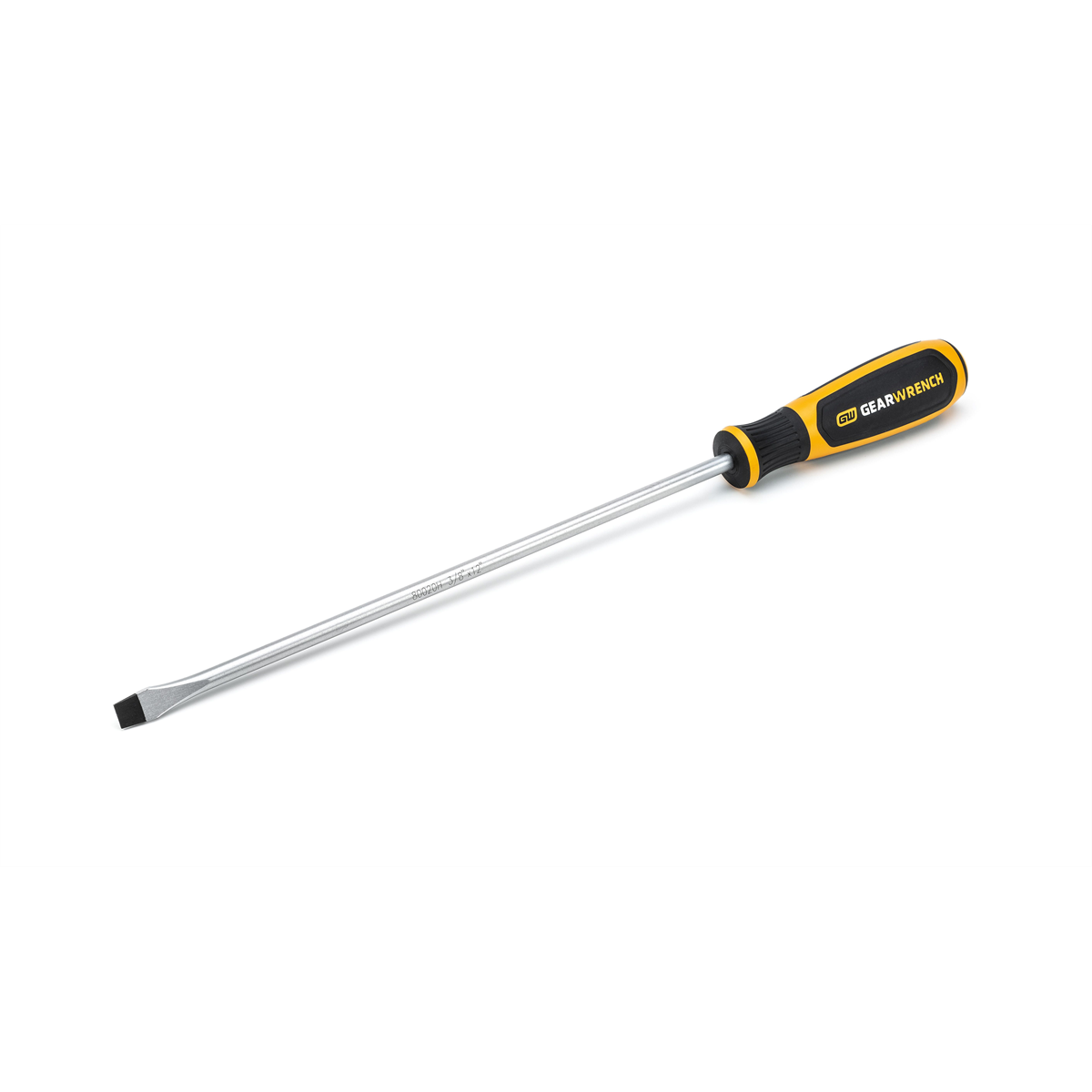 GearWrench 3/8 Inch x 12 Inch Slotted Dual Material Screwdriver