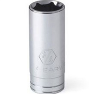 GearWrench 1/4 Inch Drive 6 Point Deep SAE Socket 1/2 Inch