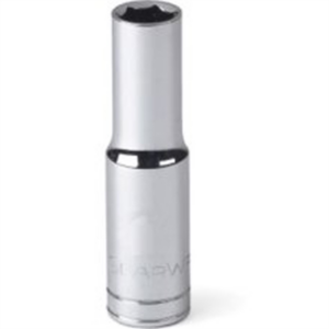 GearWrench 1/4 Inch Drive 6 Point Deep SAE Socket 9/16 Inch