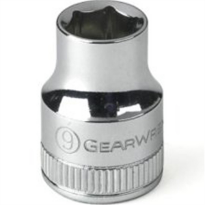 GearWrench 1/4 Inch Drive 6 Point Standard Metric Socket 4mm