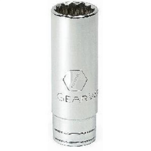 GearWrench 3/8 Inch Drive 12 Point Deep SAE Socket 3/4 Inch