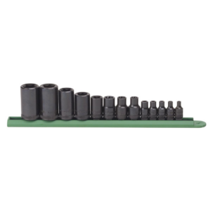 GearWrench 13 Piece 1/4 Inch, 3/8 Inch & 1/2 Inch Drive External Torx Socket Set