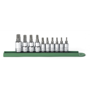 GearWrench 10 Piece 1/4 Inch & 3/8 Inch Drive Torx Bit Socket Set