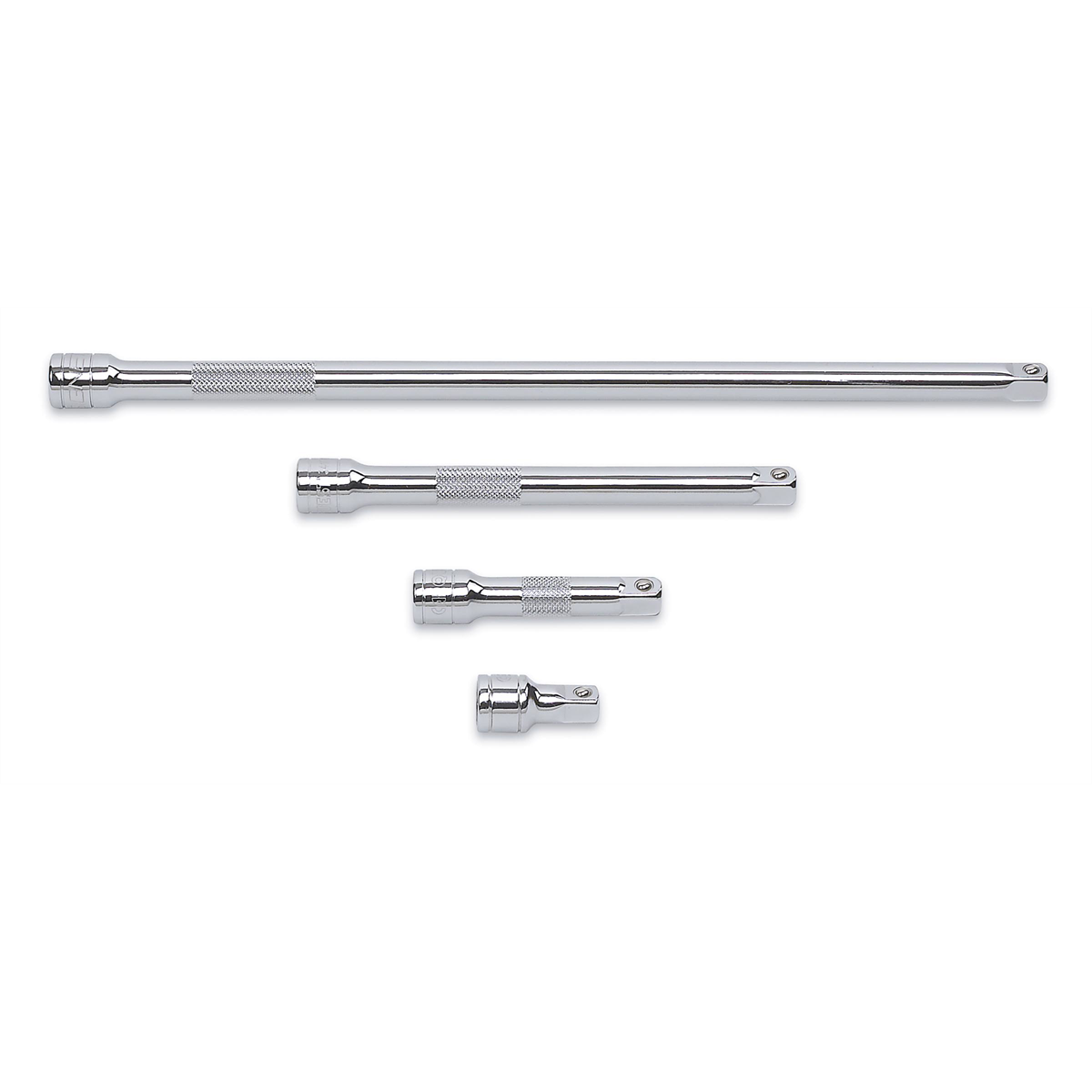 GearWrench 4 Piece 3/8 Inch Drive Extension Set 1-1/2 Inch, 3 Inch, 6 Inch & 12 Inch