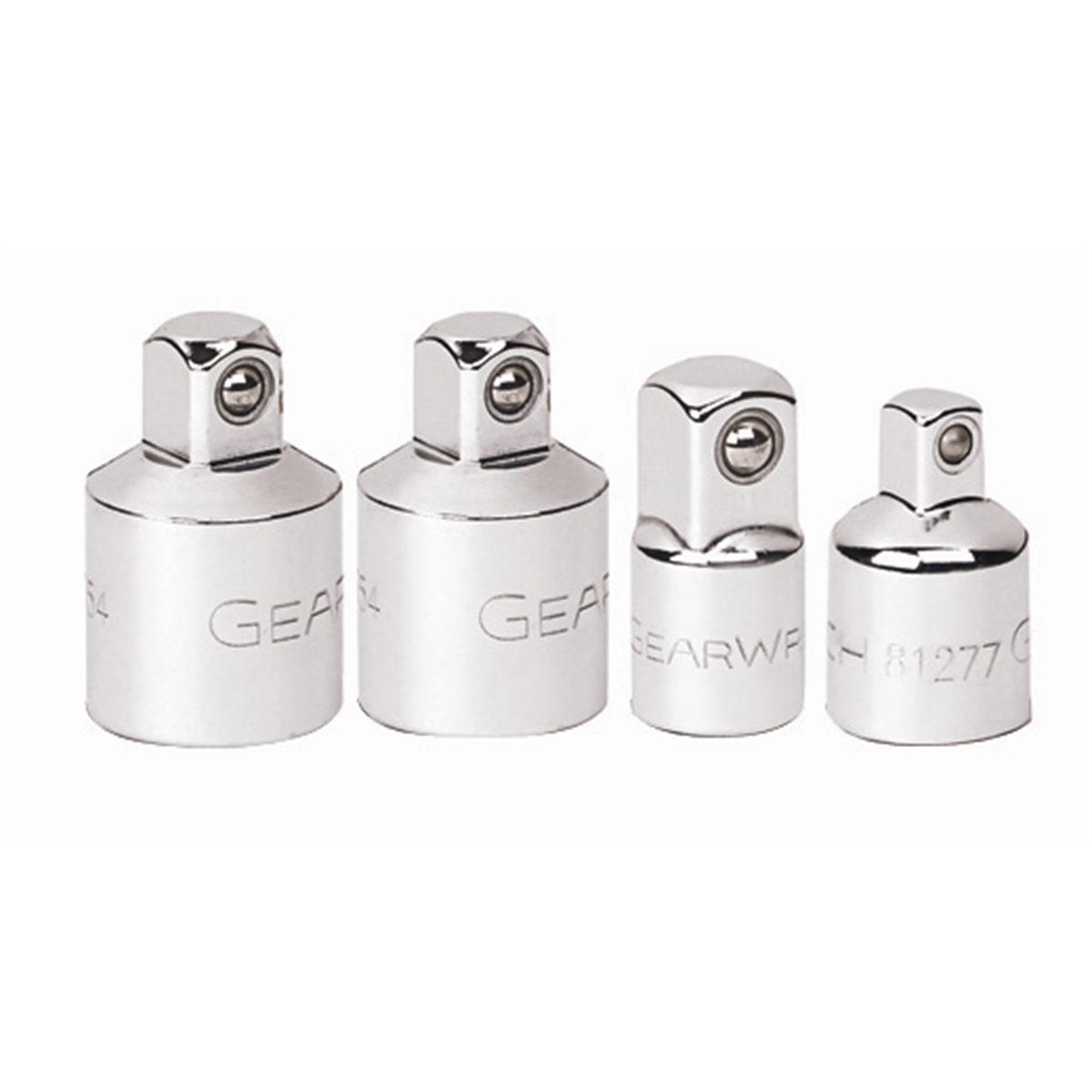 GearWrench 4 Piece 1/4 Inch, 3/8 Inch & 1/2 Inch Drive Adapter Set
