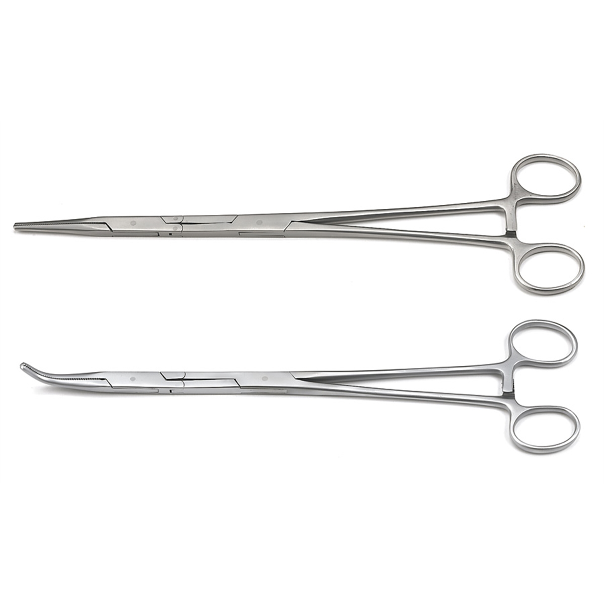 GearWrench 2 Piece Double-X Straight and 45 Degree Hemostat Plier Set