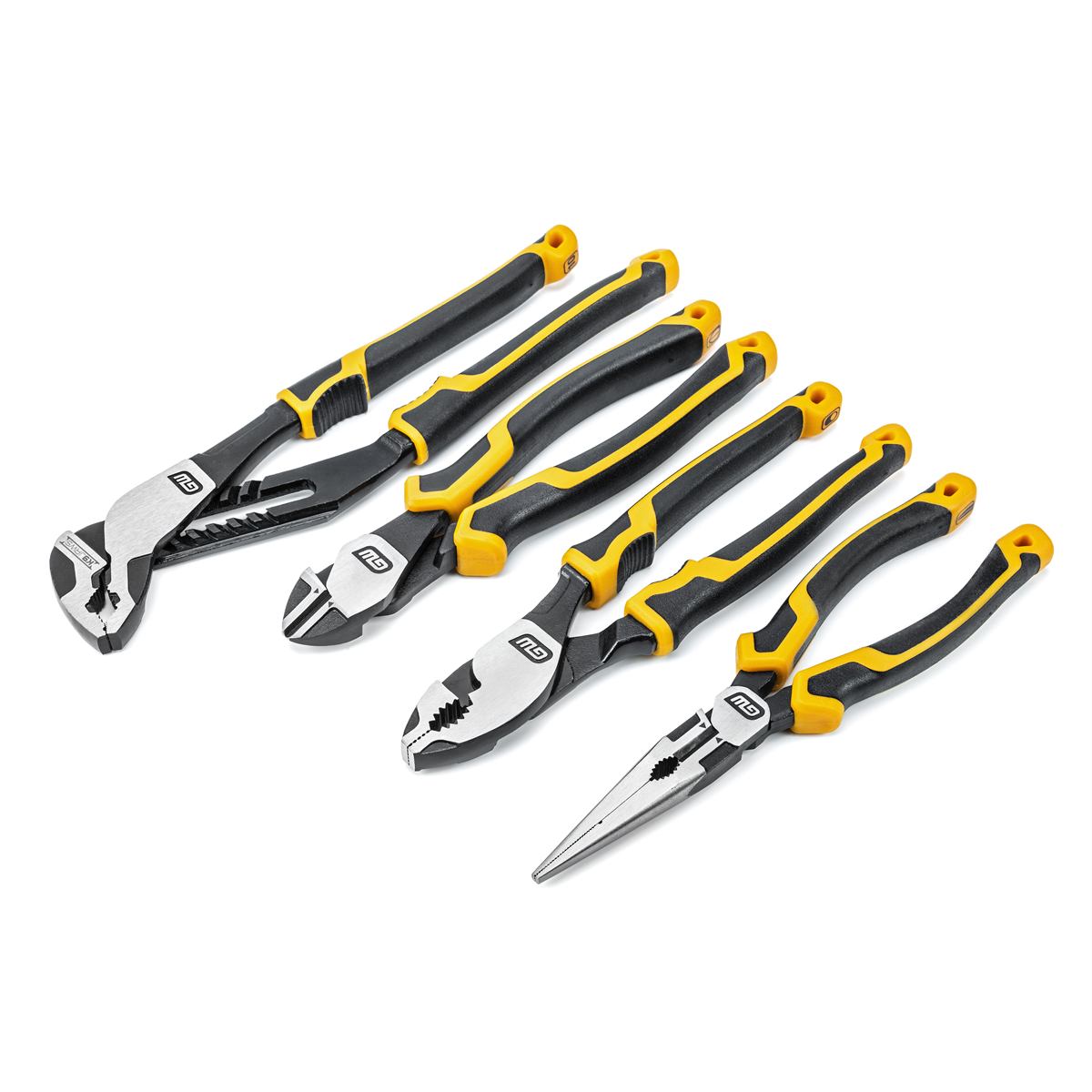 GearWrench 4 Piece PITBULL Dual Material Mixed Plier Set