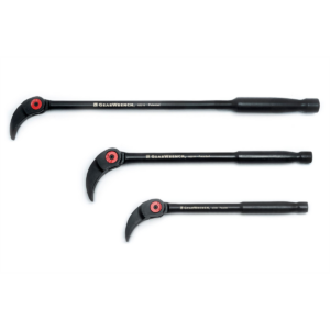 GearWrench 3 Piece Indexing Pry Bar Set 8 Inch, 10 Inch & 16 Inch