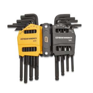 GearWrench 26 Piece SAE/Metric Ball End Long Arm Hex Key Set