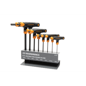 GearWrench 8 Piece Metric Ball End T-Handle Hex Key Set