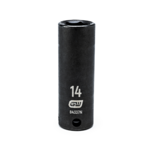 GearWrench 3/8 Inch Drive 6 Point Deep Impact Metric Socket 14mm
