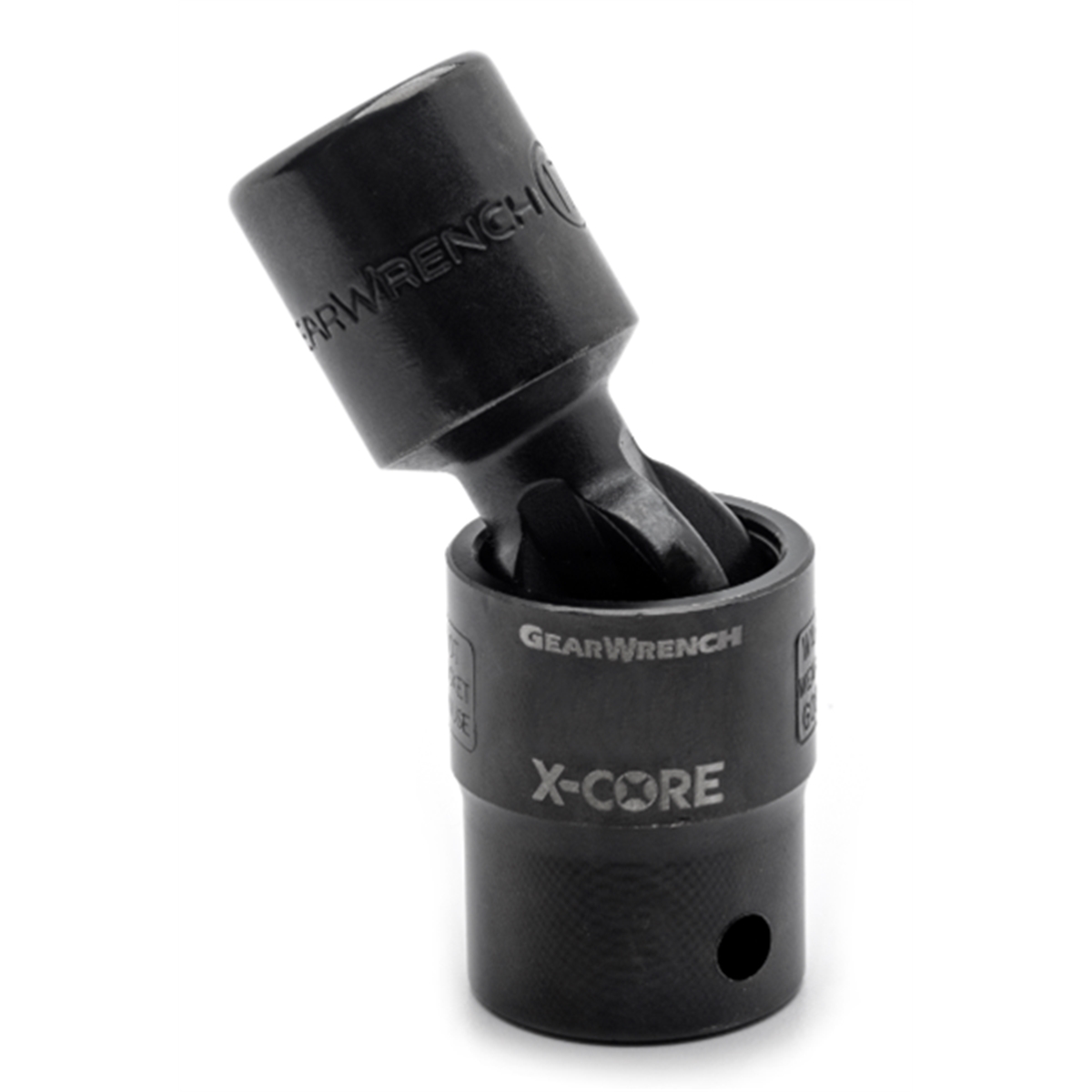 GearWrench 1/2 Inch Drive 6 Point Standard X-Core Pinless Impact Universal Metric Socket 21mm