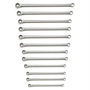 GearWrench 12 Piece 72-Tooth 12 Point XL GearBox Double Box Ratcheting Metric Wrench Set