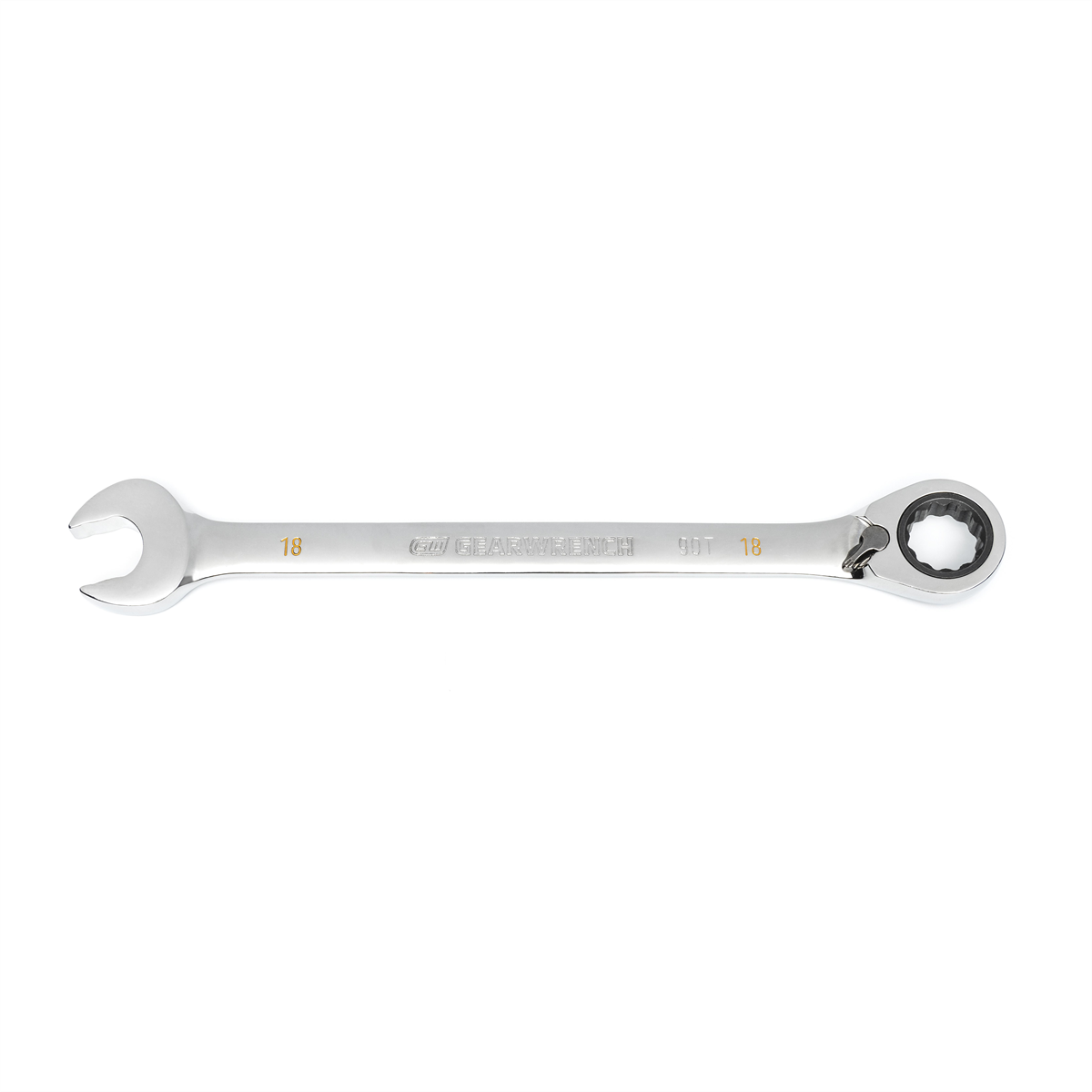 GearWrench 18mm 90-Tooth 12 Point Reversible Ratcheting Wrench